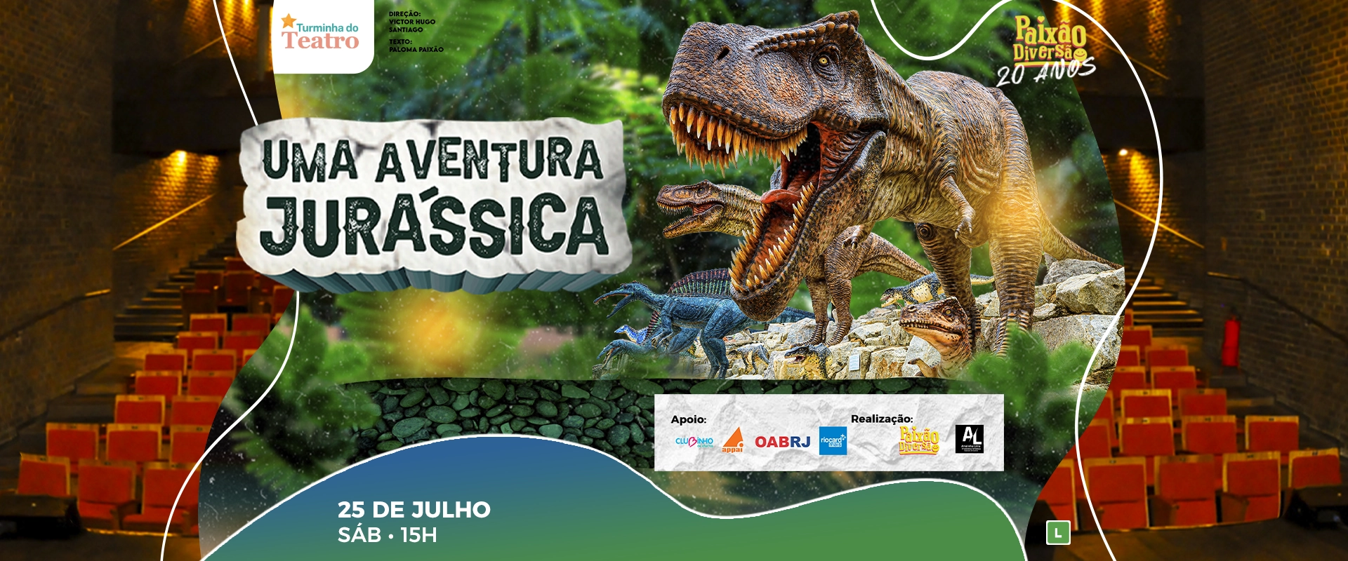 Turminha do Teatro - Uma Aventura Jurássica