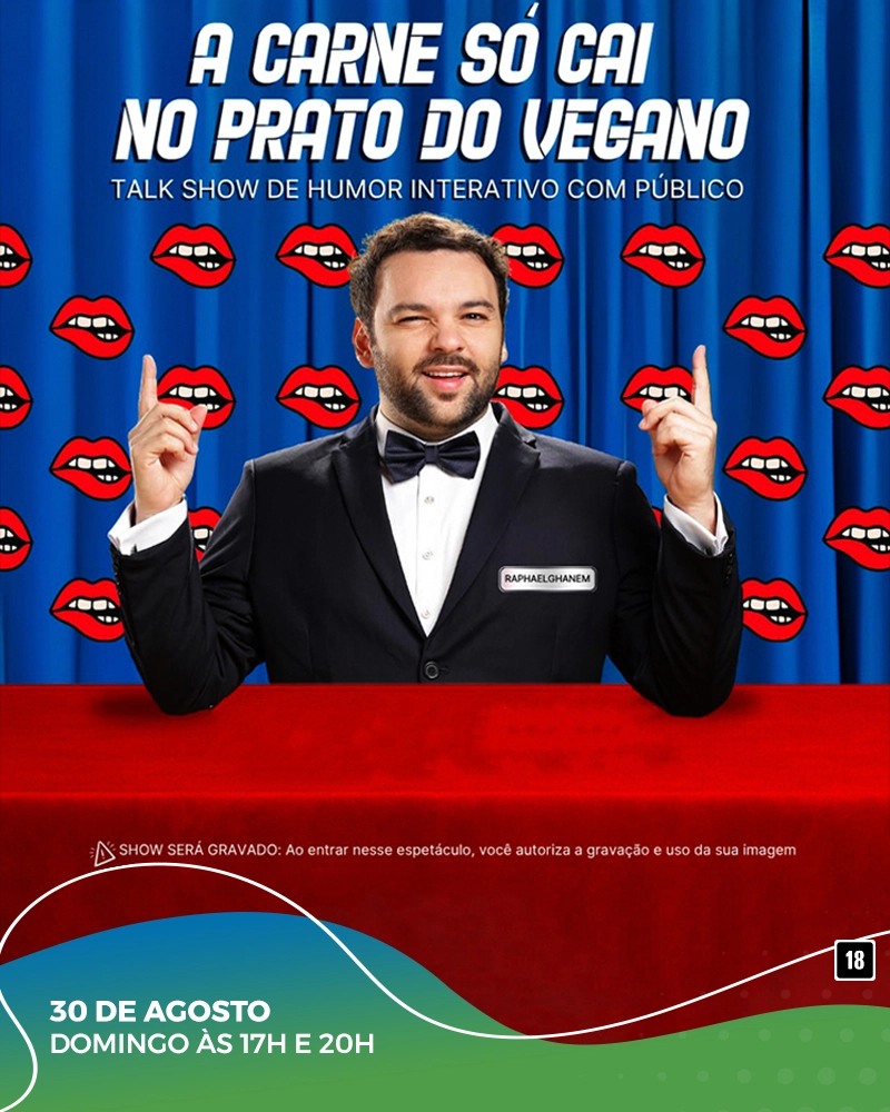 Raphael Ghanem - A Carne Só Cai No Prato Do Vegano