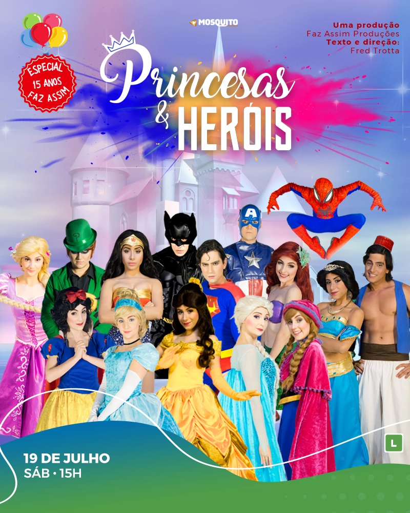 Turminha do Teatro - Princesas e Heróis