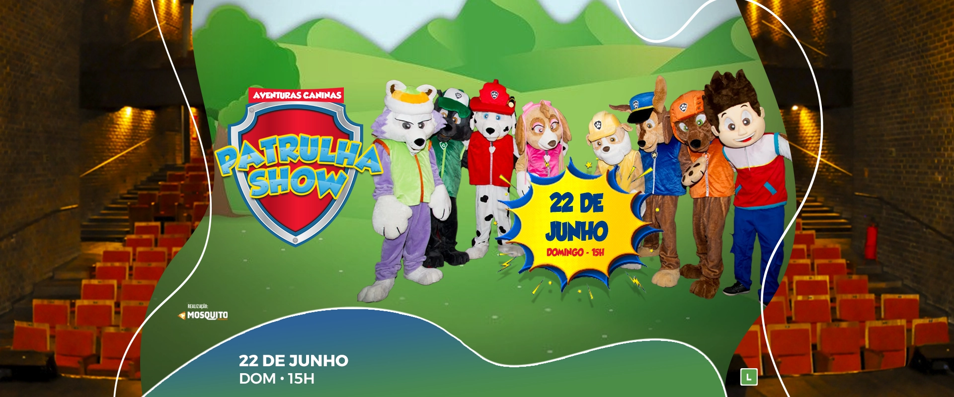 Turminha do Teatro - Patrulha Show Aventuras Caninas